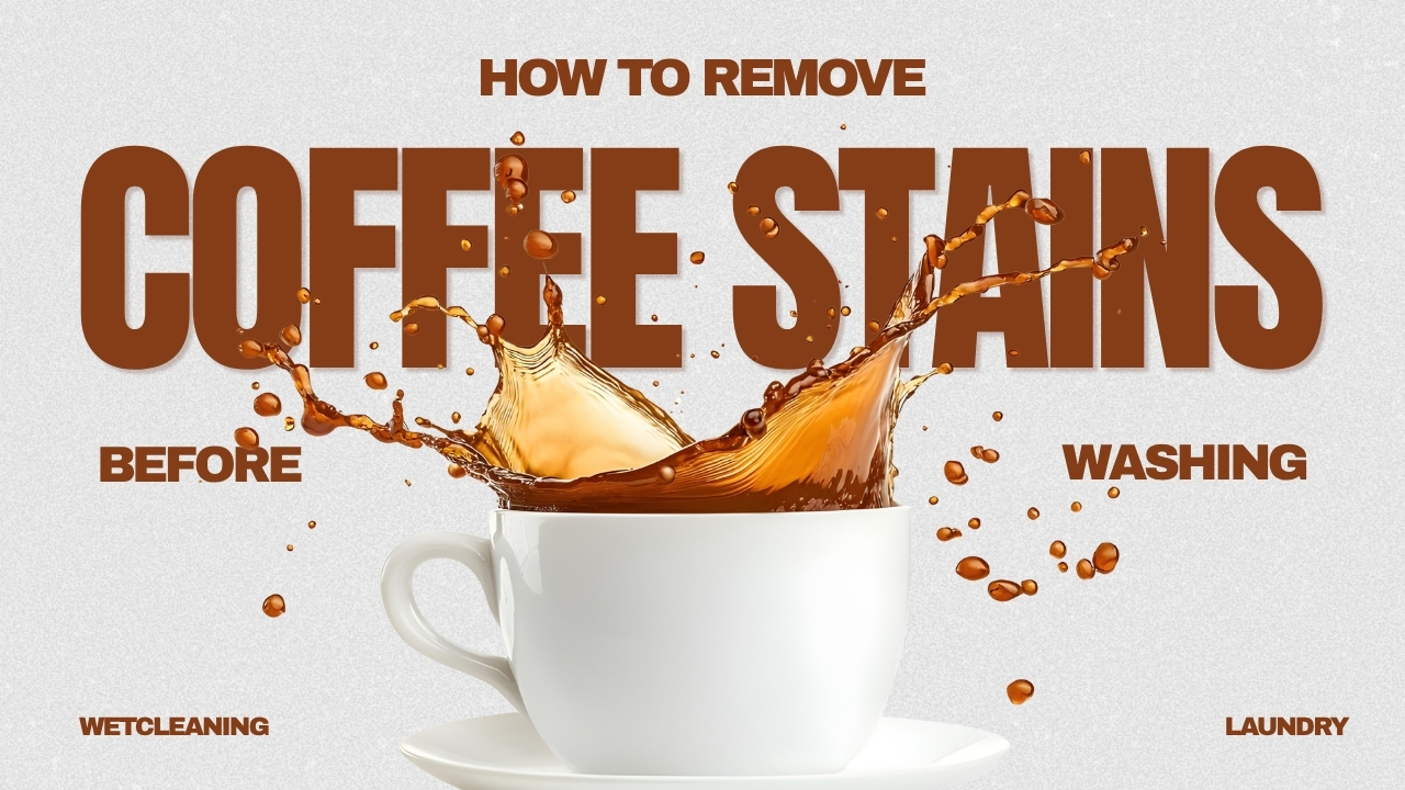 How to Remove Coffee Stains before Wetcleaning or Laundering